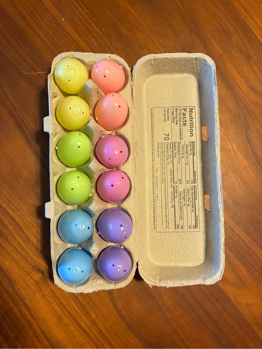 Pastel Assorted Plastic Egg Set for Holiday Decor - 12 Pack